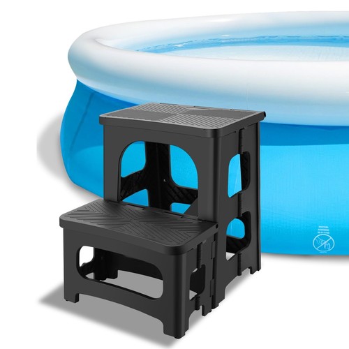 Collapsible step stool - 2-step,