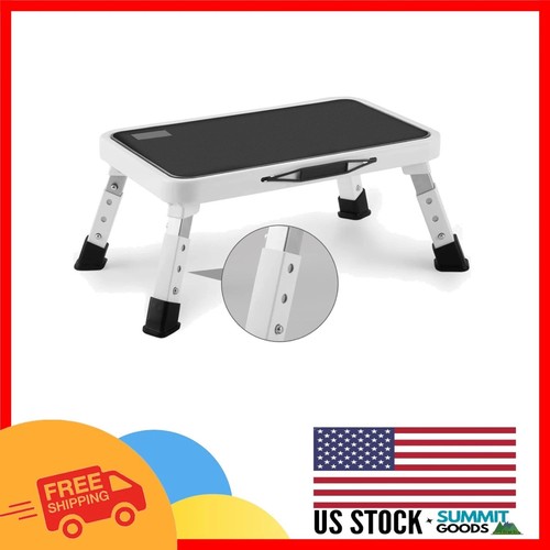 Height adjustable folding step - folding,