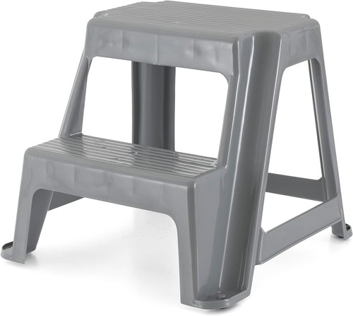 Step molded plastic stool - 2-step,