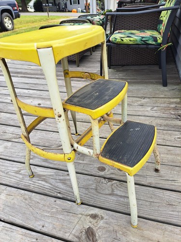Cosco vtg kitchen step stool - kitchen,