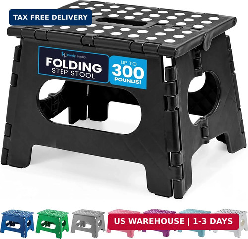 Folding step stool - folding,