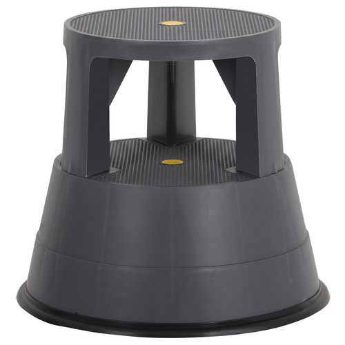 Mobile rolling step stool 330 - step,
