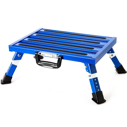 Aluminum folding step stool - folding,