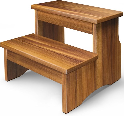Wooden two step stool for - step,