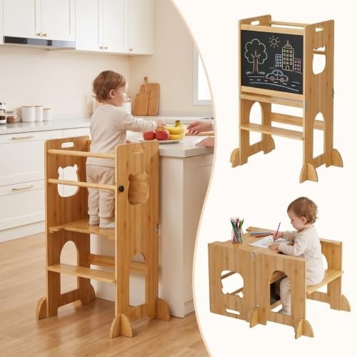 Toddler kitchen step - 4-in-1,