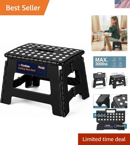 Compact inch step stool with - compact, 9-inch