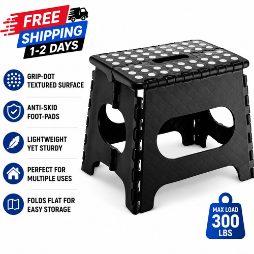 Inch folding step stool - inch,
